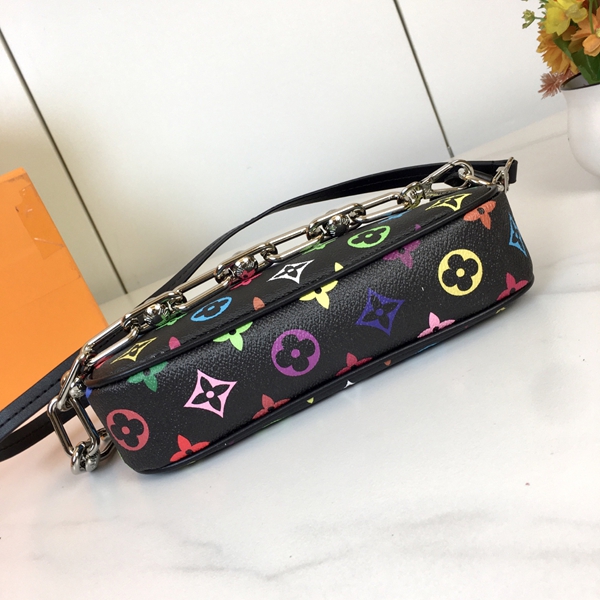 ルイヴィトンバッグ角部分ディテール